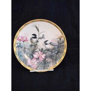 Lenox Nature's Collage Plate Collection Rose Morning Catherine McClung 1992